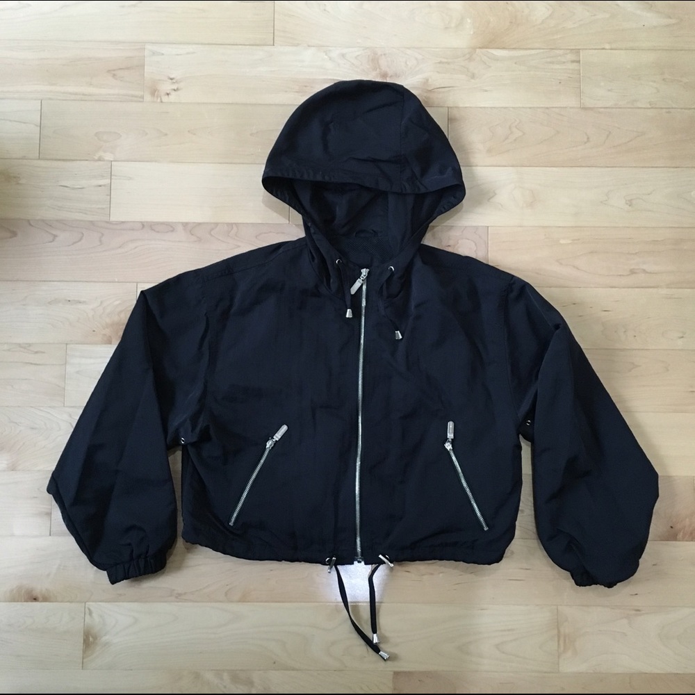 Vintage cropped windbreaker